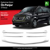 S-Dizayn Mercedes Vito W447 Krom Ön Panjur Geniş Model 5 Prç. 2014-2020