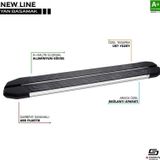 S-dizayn Nissan Qashqai 2 Newline Krom Yan Basamak 173 Cm 2014-2021