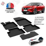 S-Dizayn Nissan Qashqai 3 E-Power Elektrikli 4D Havuzlu Paspas 2021-2024 A+Kalite - Siyah