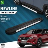 S-Dizayn Nissan Qashqai 3 NewLine Aluminyum Yan Basamak 179 Cm 2021 Üzeri A+ Kalite