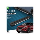 S Dizayn Nissan Qashqai 3 S-Line Krom Yan Basamak 173 Cm 2021 Üzeri A+ Kalite NI-QS3-YBS-SL-KA-173-E