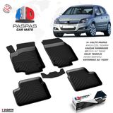 S-Dizayn Opel Astra H HB 4D Havuzlu Paspas 2004-2013 A+Kalite - Siyah