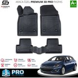 S-Dizayn Opel Astra J 3D Pro Havuzlu Paspas 2012-2020 Üzeri A+ Kalite - Siyah