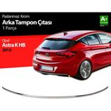 S-Dizayn Opel Astra K Hb Krom Arka Tampon Çıta 2015-2022