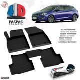 S-Dizayn Opel Astra K Kauçuk 4d Havuzlu Paspas 2015-202 - Siyah