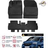 S-Dizayn Opel Combo E Plus Havuzlu Paspas 2018-2023 - Siyah