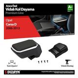 S-Dizayn Opel Corsa D Kol Dayama Kolçak ABS Vidalı Gri 2006-2013 A+Kalite