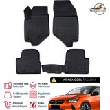 S-Dizayn Opel Corsa F 3D Plus Havuzlu Paspas 2019+ - Siyah