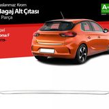 S-dizayn Opel Corsa F Krom Bagaj Alt Çıtası 2019 Üzeri