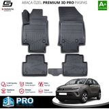 S-Dizayn Opel Crossland 3D Pro Havuzlu Paspas 2020 Üzeri A+ Kalite - Siyah