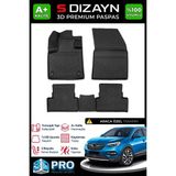 S-Dizayn Opel Grandland x 3D Pro Havuzlu Paspas 2017-2024 A+ Kalite 3DS-SDZ037 - Siyah