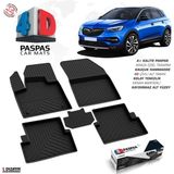 S-Dizayn Opel Grandland X 4D Havuzlu Paspas 2017-2024 - Siyah