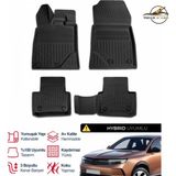 S-Dizayn Opel Grandland x Hybrid 3D Plus Havuzlu Paspas 2025+ - Siyah