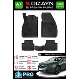 S-Dizayn Opel Insignia 3D Pro Havuzlu Paspas 2012-2017 A+ Kalite 3DS-SDZ165 - Siyah
