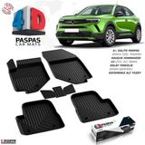 S-Dizayn Opel Mokka 4D Havuzlu Paspas 2020 Üzeri A+ Kalite - Siyah