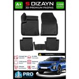 S-Dizayn Peugeot 2008 Elektrikli 3D Pro Havuzlu Paspas 2022 Üzeri A+ Kalite - Siyah