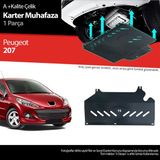 S-Dizayn Peugeot 207 Çelik Karter Muhafaza Koruma 2006-2014 A+ Kalite