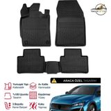 S-Dizayn Peugeot 408 3D Plus Havuzlu Paspas 2023+ - Siyah