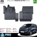 S-Dizayn Peugeot Expert Traveller 3D Pro Havuzlu Paspas 2016 Üzeri A+ Kalite