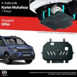 S-dizayn Peugeot Partner Rifter Çelik Karter Muhafaza 2019 Üzeri A+ Kalite