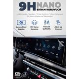 S-Dizayn Renault Duster Openr 9H Nano Multimedya Ekran Koruyucu 10.1 İnç Mat 2024 Üzeri A+ Kalite