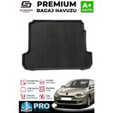 S-Dizayn Renault Fluence 3D Pro Bagaj Havuzu 2009 Üzeri A+ Kalite