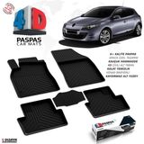 S-Dizayn Renault Megane 3 4D Havuzlu Paspas 2010-2016 A+Kalite - Siyah