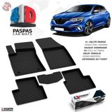 S-Dizayn Renault Megane 4 3D Plus Havuzlu Paspas 2016-2021 - Siyah
