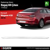 S-Dizayn Renault Megane 4 Sd Krom Bagaj Alt Çıtası 2016 Üzeri
