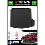 S-Dizayn Renault Megane 4 Sedan 3D Pro Bagaj Havuzu Sağ Kulaklı 2016 Üzeri A+ Kalite