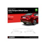 S Dizayn S-Dizayn Fiat Egea SD Krom Arka Tampon Difüzör Çıtası 3 Prç. 2015 Üzeri (Mat Krom) A+ Kalite 5822231