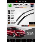 S Dizayn S-Dizayn Renault Megane 3 Ön Cam Silecek Seti 2009-2016 Premium Araca Özel 60-40 Cm A+ Kalite AOCS-
