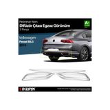 S Dizayn S-Dizayn VW Passat B8.5 Krom Egzoz Görünümü Difüzör Çıtası 3 Parça 2019-2023 7619910