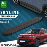 S Dizayn S-Dizayn VW Tiguan 3 Skyline Siyah Yan Basamak 183 Cm 2024 Üzeri A+ Kalite