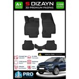 S-Dizayn Seat Ateca 3D Pro Havuzlu Paspas 2017-2020 A+ Kalite 3DS-SDZ013 - Siyah