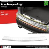 S-Dizayn Seat Leon Sw Krom Arka Tampon Eşiği 2013-2019 A+ Kalite