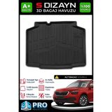 S-Dizayn Skoda Kamiq 3D Pro Bagaj Havuzu Alt Bagaj 2019 Üzeri A+ Kalite