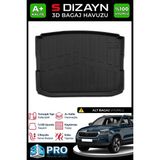 S-Dizayn Skoda Karoq 3D Pro Bagaj Havuzu Alt Bagaj 2017 Üzeri A+ Kalite