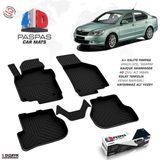 S-Dizayn Skoda Octavia A5 4D Havuzlu Paspas 2008-2013 A+ Kalite - Siyah