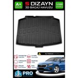 S-Dizayn Skoda Scala 3D Pro Bagaj Havuzu 2019 Üzeri A+ Kalite - Siyah