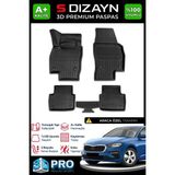S-Dizayn Skoda Scala 3D Pro Havuzlu Paspas 2019 Üzeri A+ Kalite 3DS-SDZ215 - Siyah
