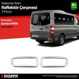 S-Dizayn Sprinter W906 Krom Arka Reflektör Çıtası 2 Prç. 2013-2018