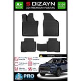 S-Dizayn Ssangyong Torres Benzinli 3D Pro Havuzlu Paspas 2023 Üzeri A+ Kalite - Renk - Siyah