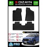 S-Dizayn Swm G01 3D Pro Havuzlu Paspas 2024 Üzeri A+ Kalite 3DS-SDZ227 - Siyah