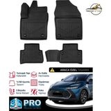 S-Dizayn Toyota C-Hr 3D Pro Havuzlu Paspas 2023+ - Siyah