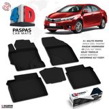 S-Dizayn Toyota Corolla 4D Havuzlu Paspas 2013-2018 A+Kalite - Siyah