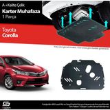 S-Dizayn Toyota Corolla Çelik Karter Muhafaza Koruma 2013-2018 A+ Kalite
