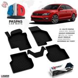 S-Dizayn Volkswagen Jetta 4d Pro Havuzlu Paspas 2011+ - Siyah