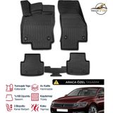 S-Dizayn Volkswagen Passat B8 3D Plus Havuzlu Paspas 2015+ - Siyah