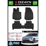 S-Dizayn Volvo EX30 3D Pro Havuzlu Paspas 2025 Üzeri A+ Kalite 3DS-SDZ305 - Siyah